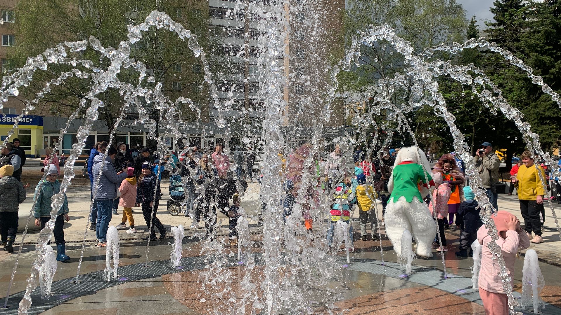 Ступино, фонтаны, сухой фонтан