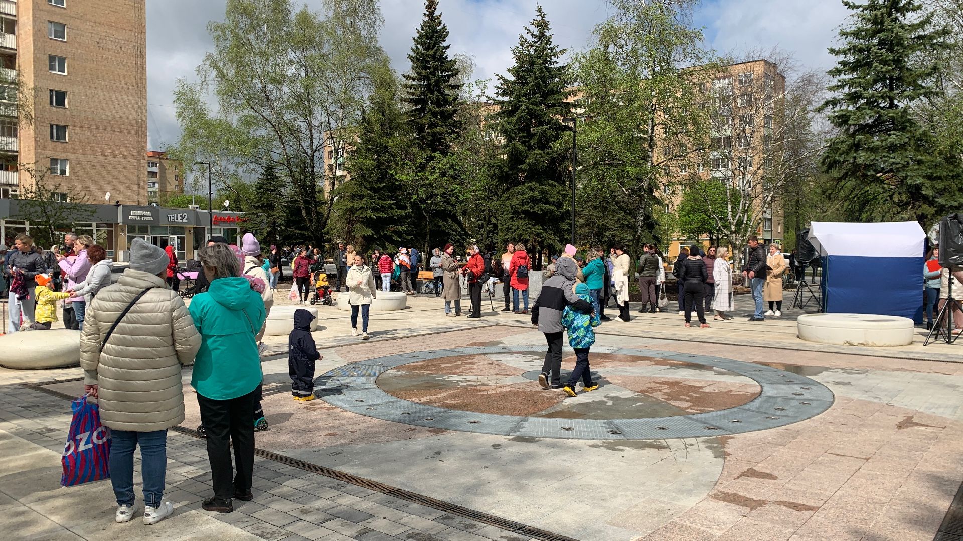 Ступино, фонтаны, сухой фонтан