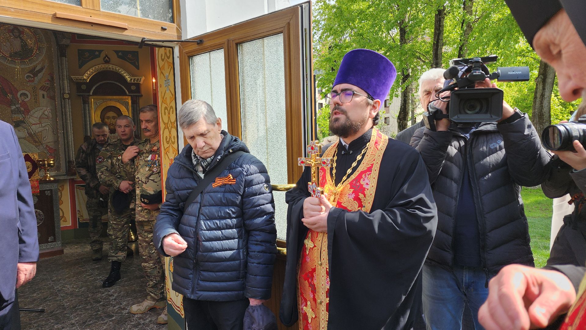 Реутов, Часовня Георгия Победоносца , Реконструкция , Освящение часовни,