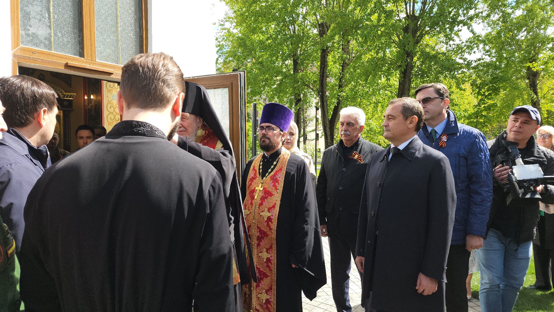 Реутов, Часовня Георгия Победоносца , Реконструкция , Освящение часовни,