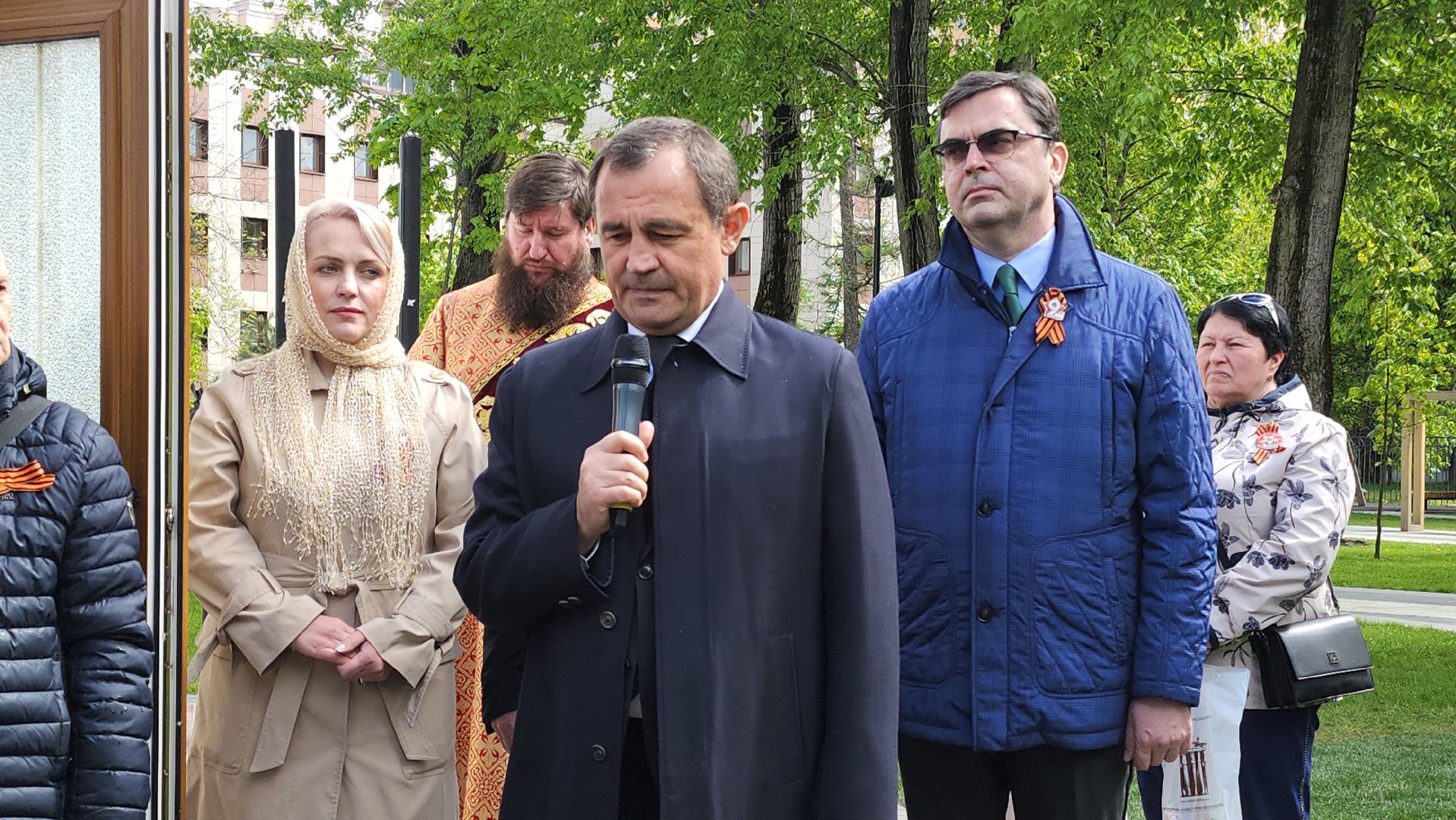 Реутов, Часовня Георгия Победоносца , Реконструкция , Освящение часовни,