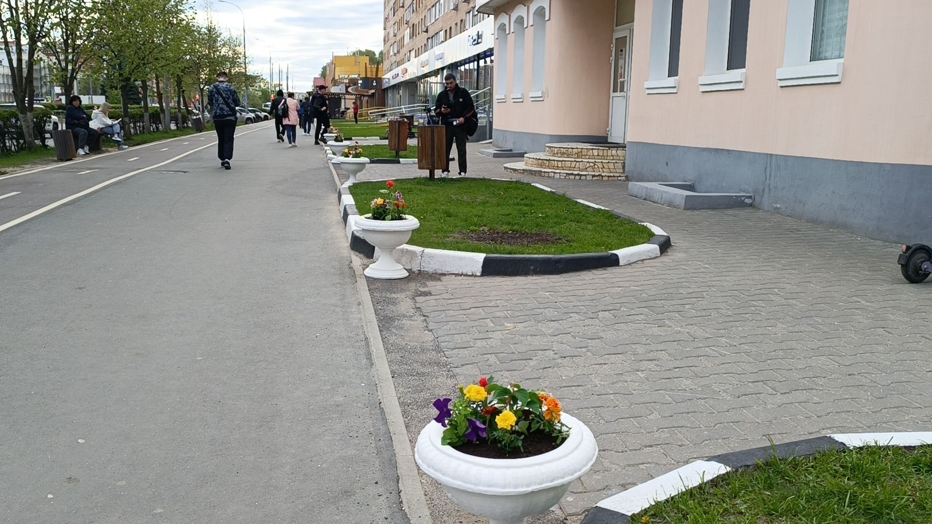 цветы, благоустройство, лобня,