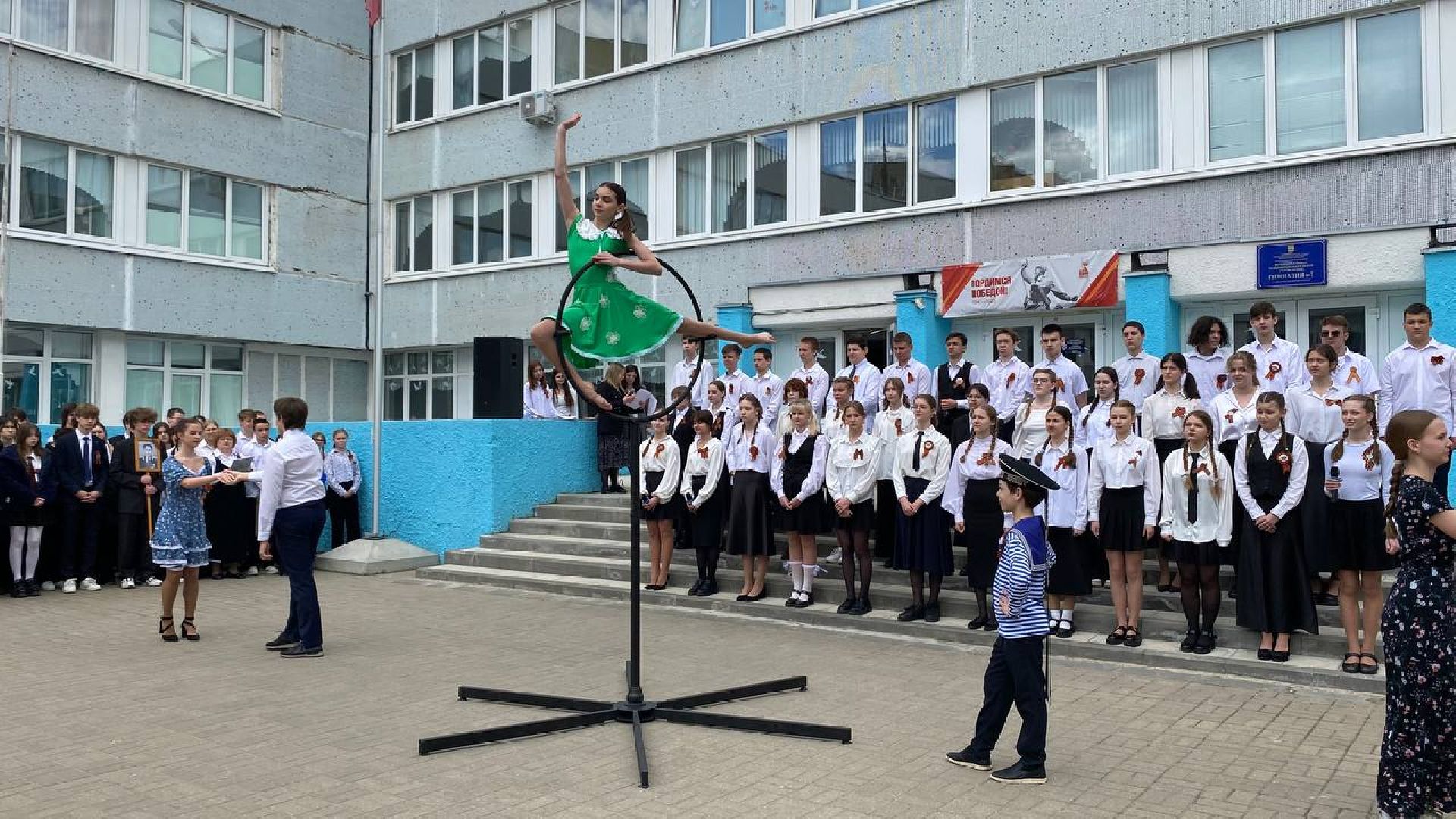 лыткарино, общество, митинги к 9 мая, день победы, 9 мая день победы, моу сош 2 лыткарино, моу гимназия 7 лыткарино, 80-летие великой победы,