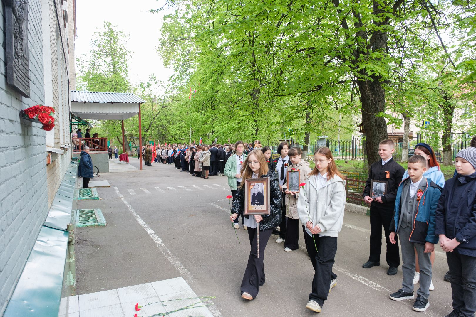 лыткарино, общество, митинги к 9 мая, день победы, 9 мая день победы, моу сош 2 лыткарино, моу гимназия 7 лыткарино, 80-летие великой победы,