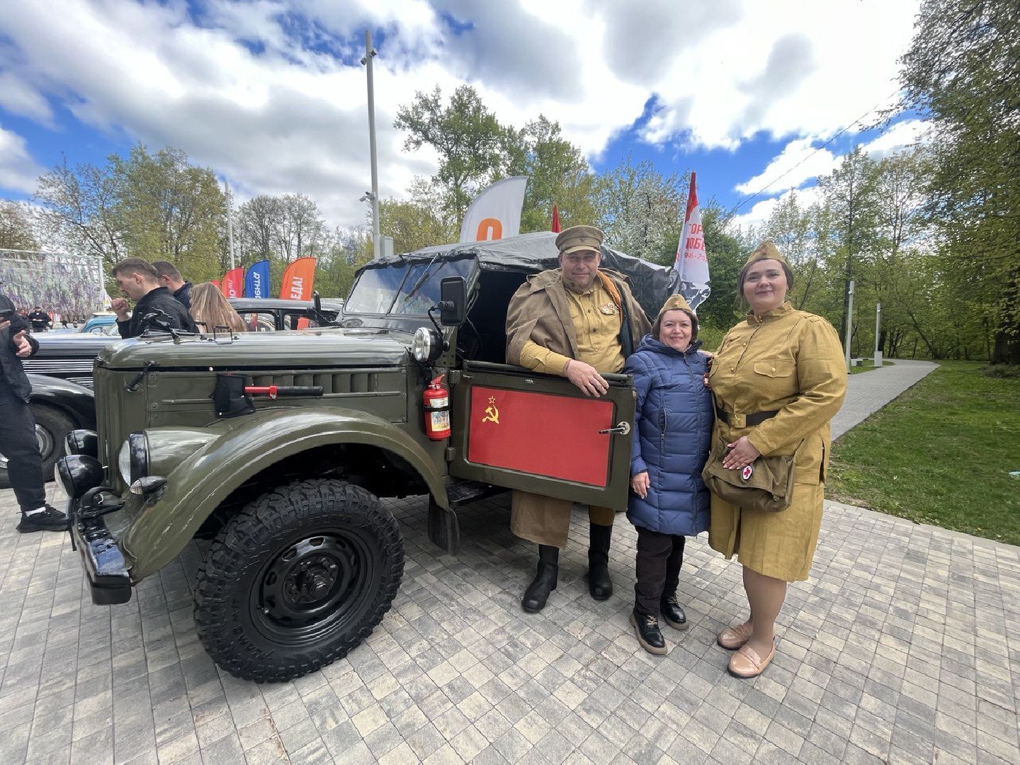 Истра, ретроавтомобиль, Парки, День Победы ,