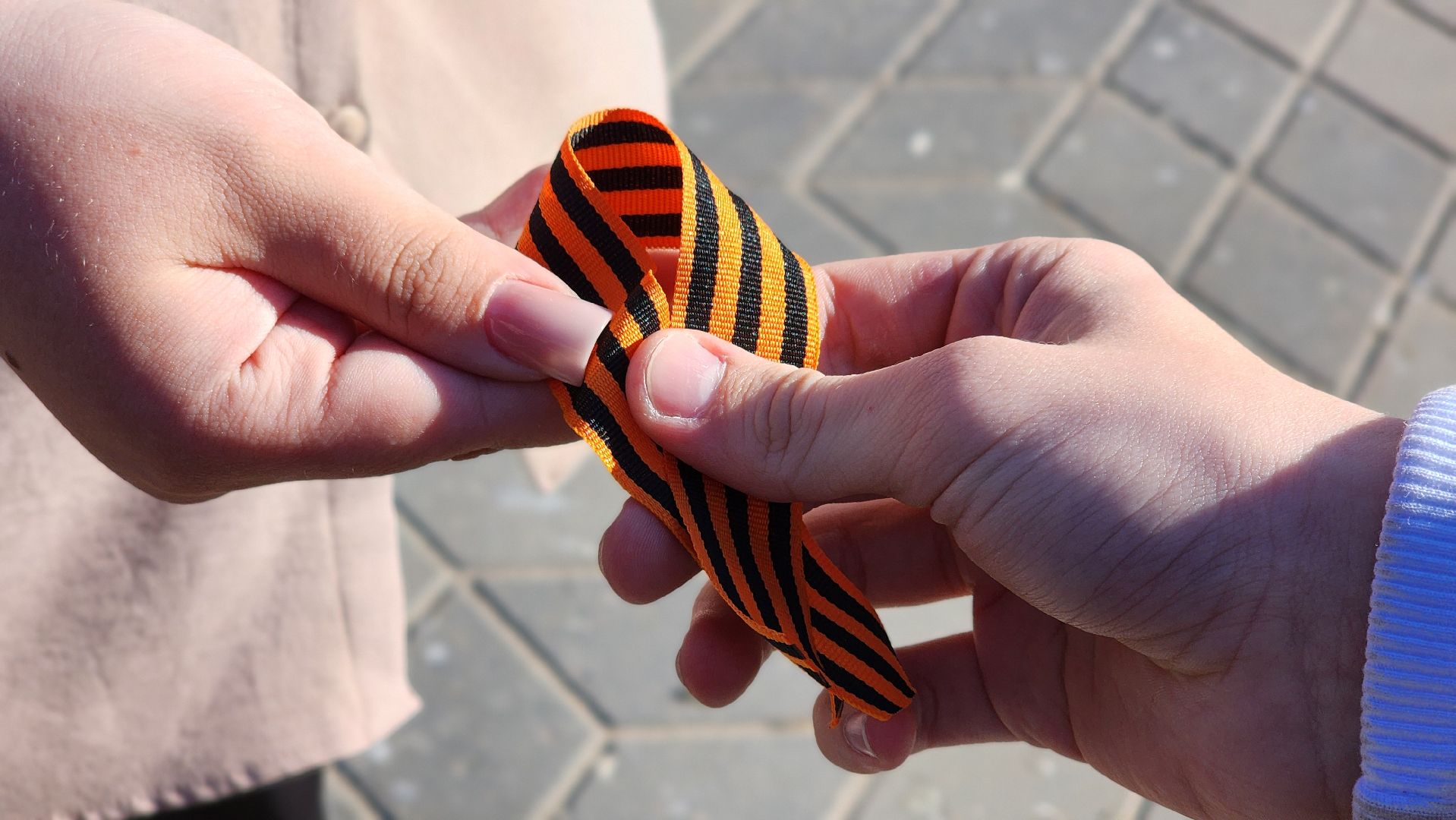 День Победы, георгиевская лента, акция, лосино-петровский,