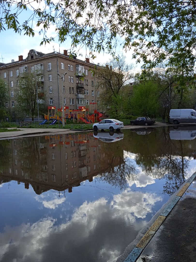 подтопление, лужа, ливневая, канализация