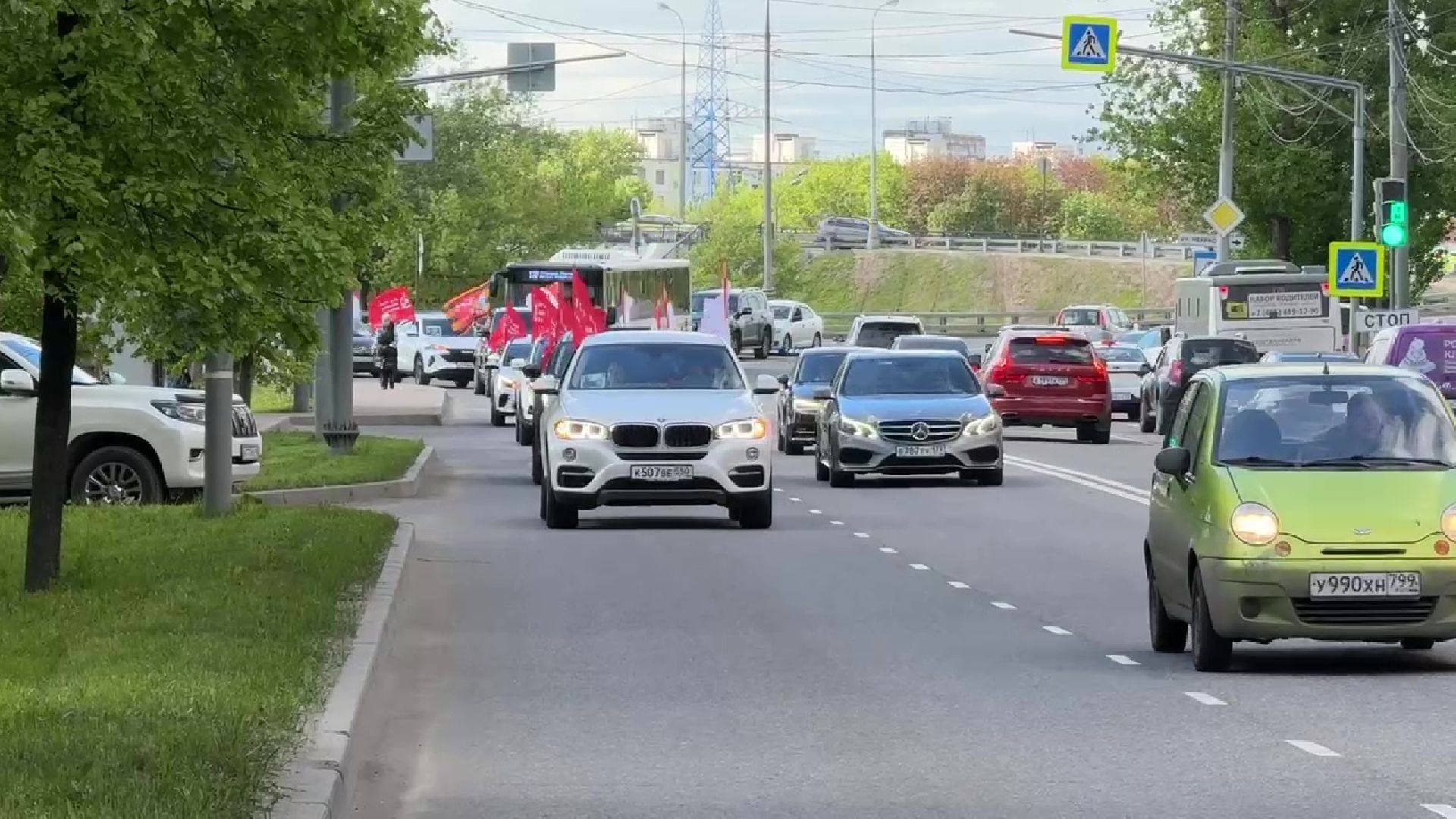 Реутов, Автопробег, бессмертный автополк, Колонна,