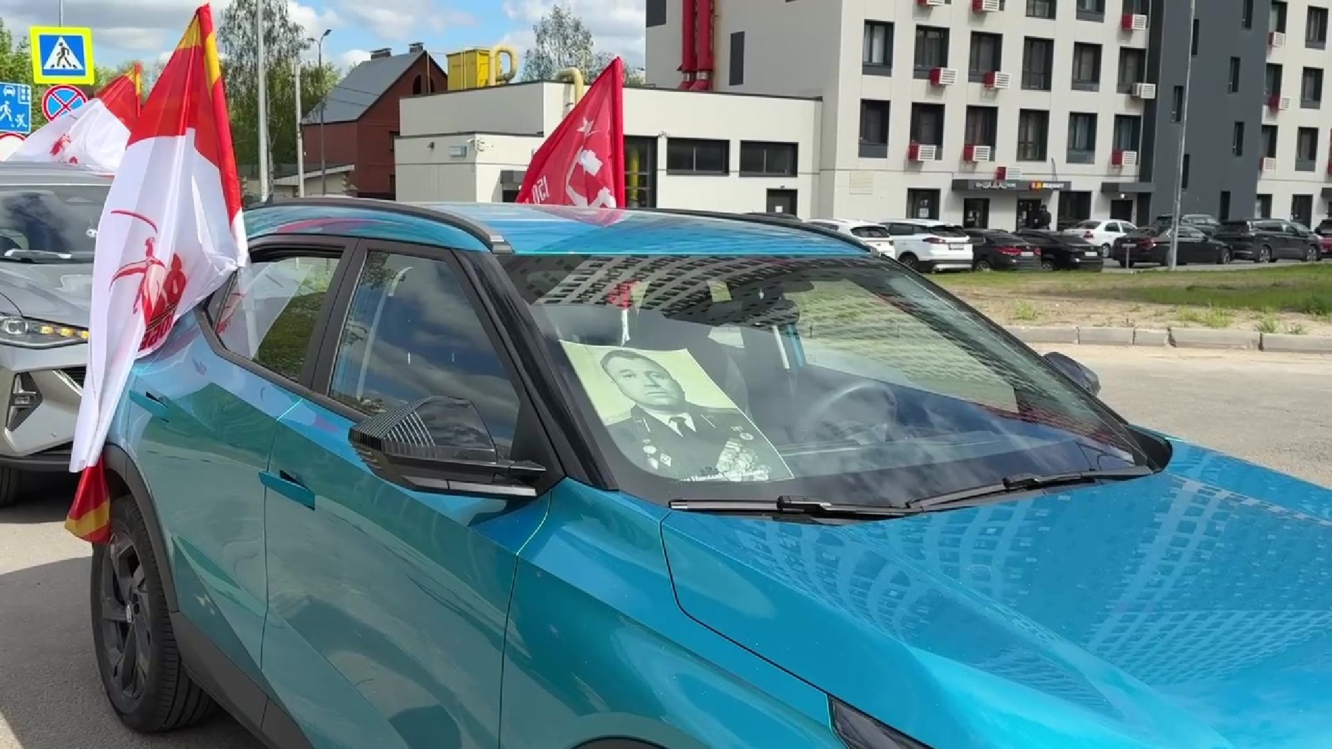 Реутов, Автопробег, бессмертный автополк, Колонна,