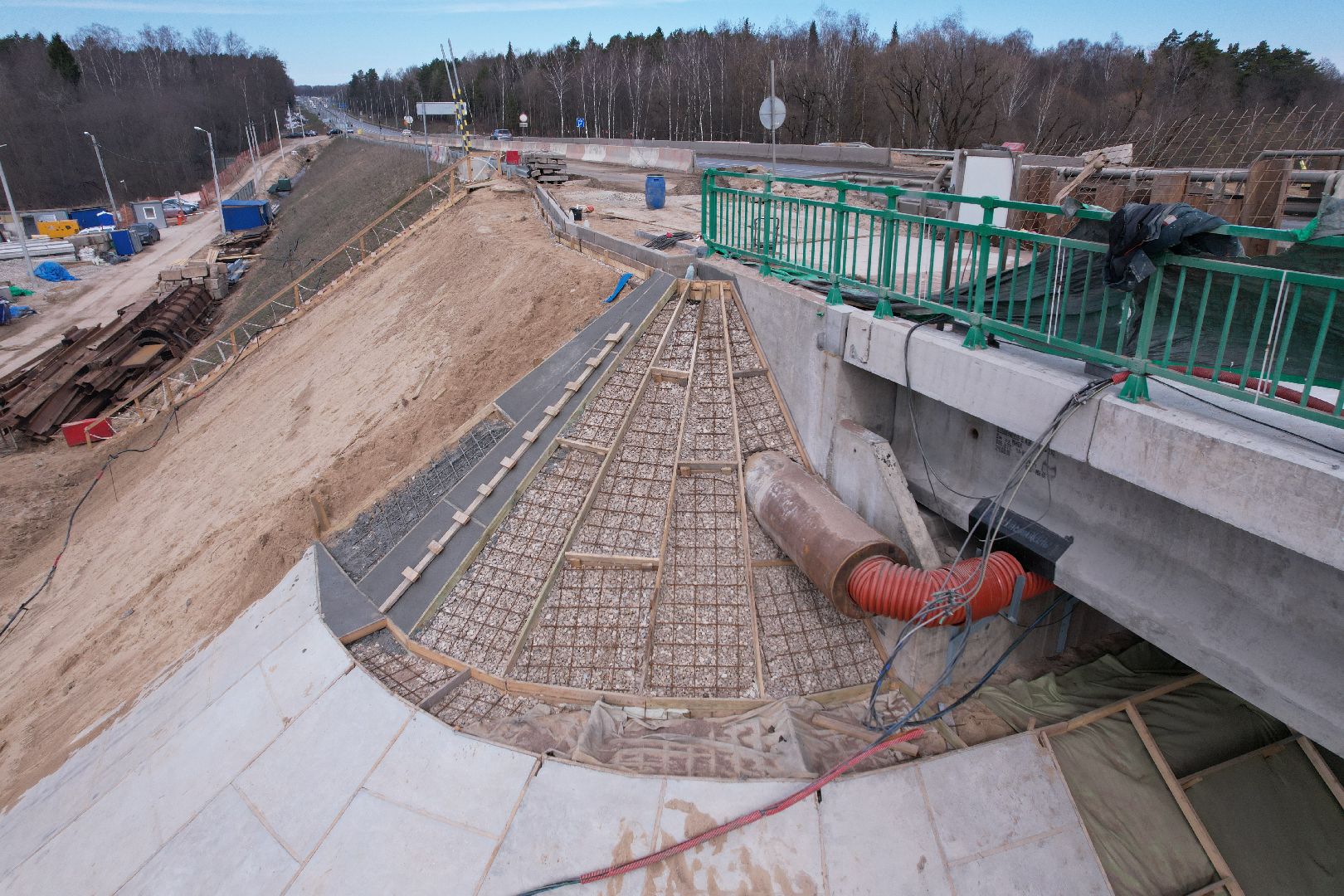 видео с коптера, мост через реку нара, мост в серпухове,