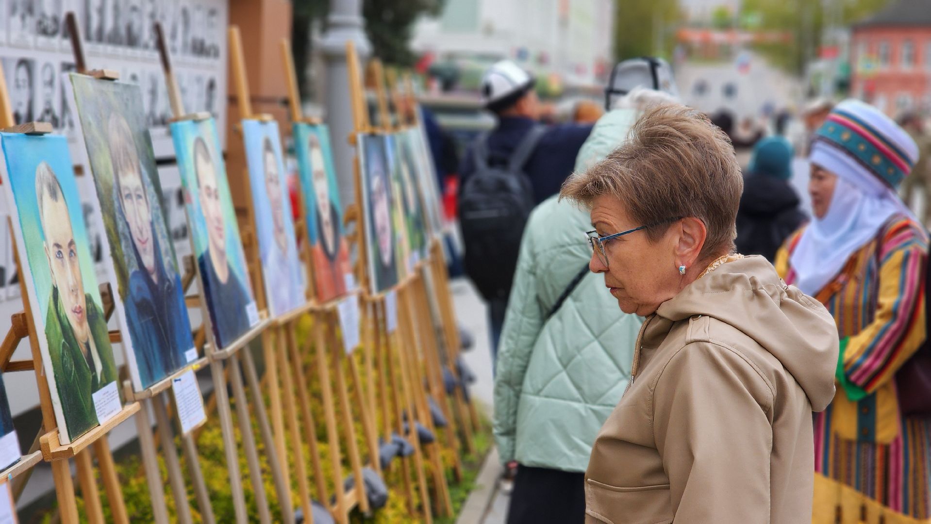 волоколамск, день победы, 9 мая, портреты героев,