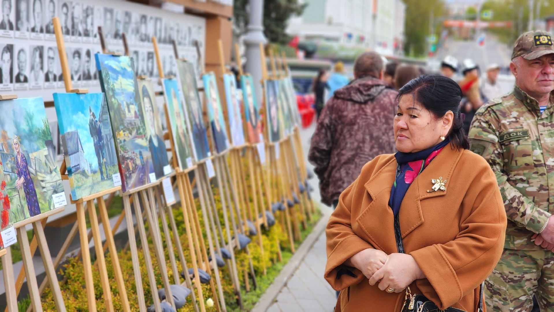 волоколамск, день победы, 9 мая, портреты героев,