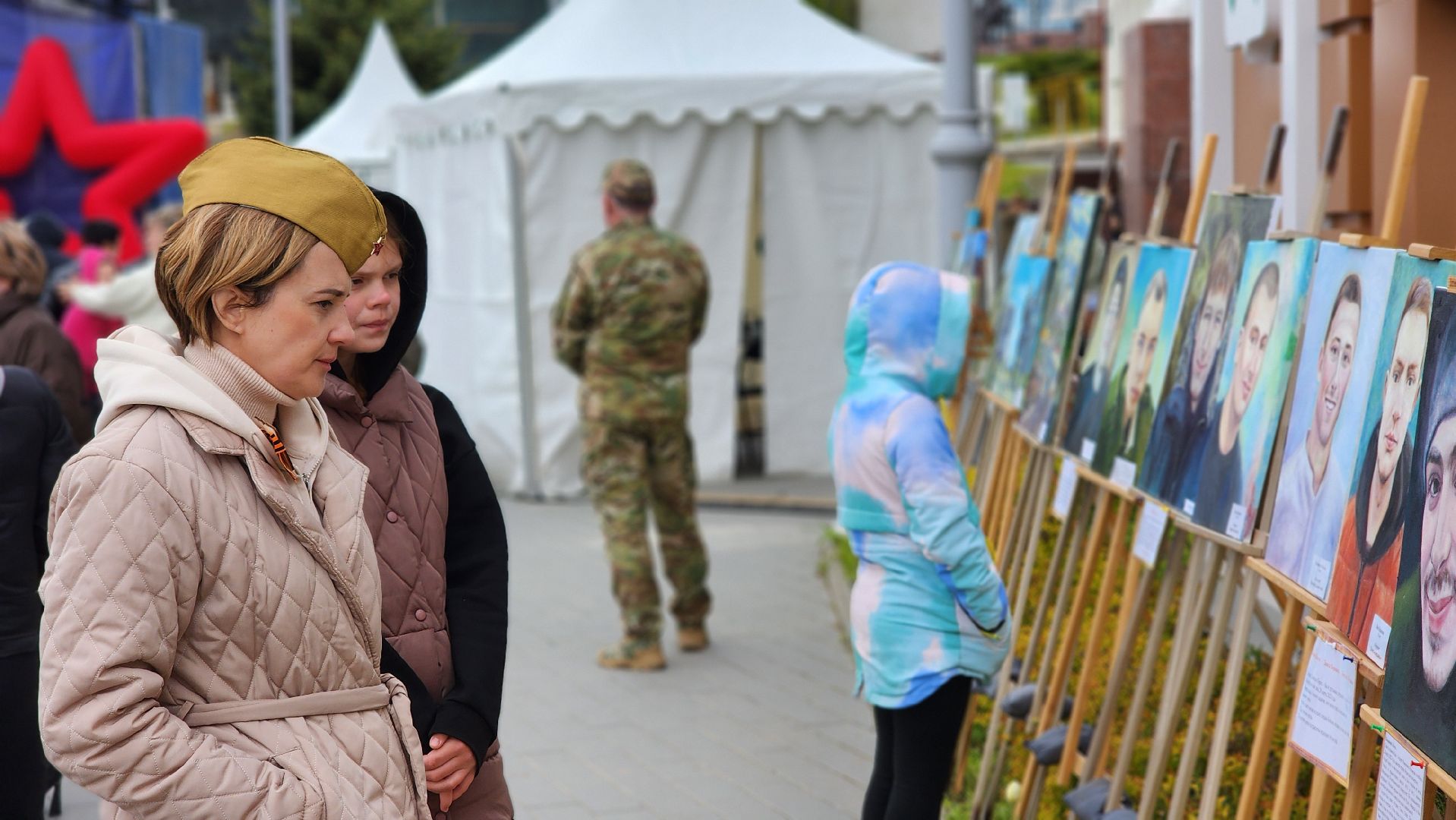 волоколамск, день победы, 9 мая, портреты героев,
