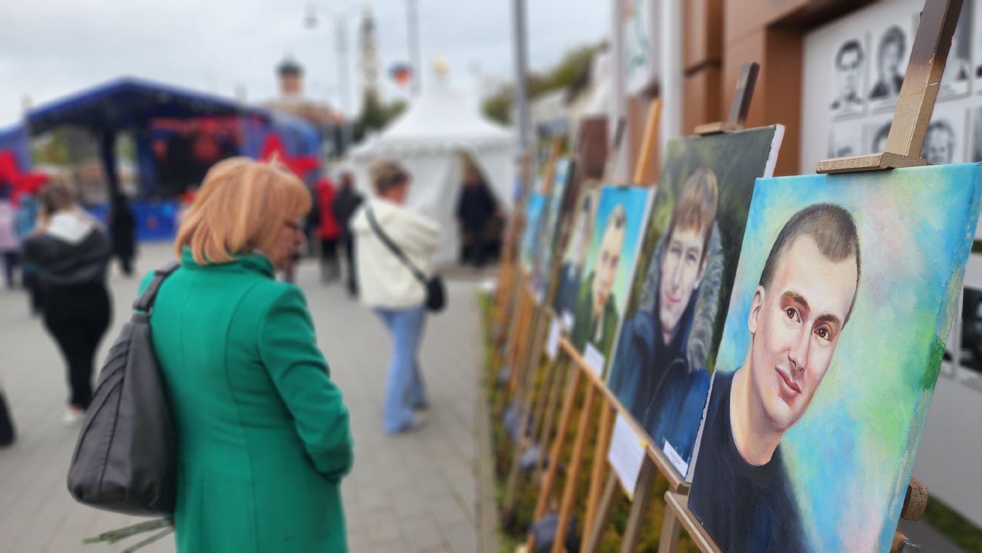 волоколамск, день победы, 9 мая, портреты героев,