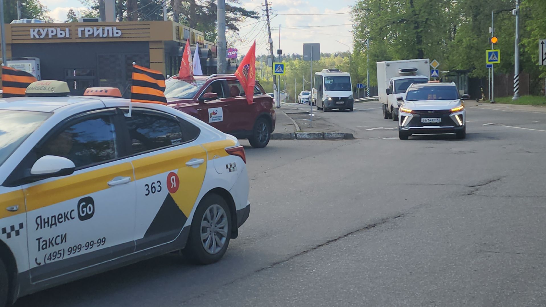 пушкино, автопробег, день победы, автолюбители, автопробег победы,