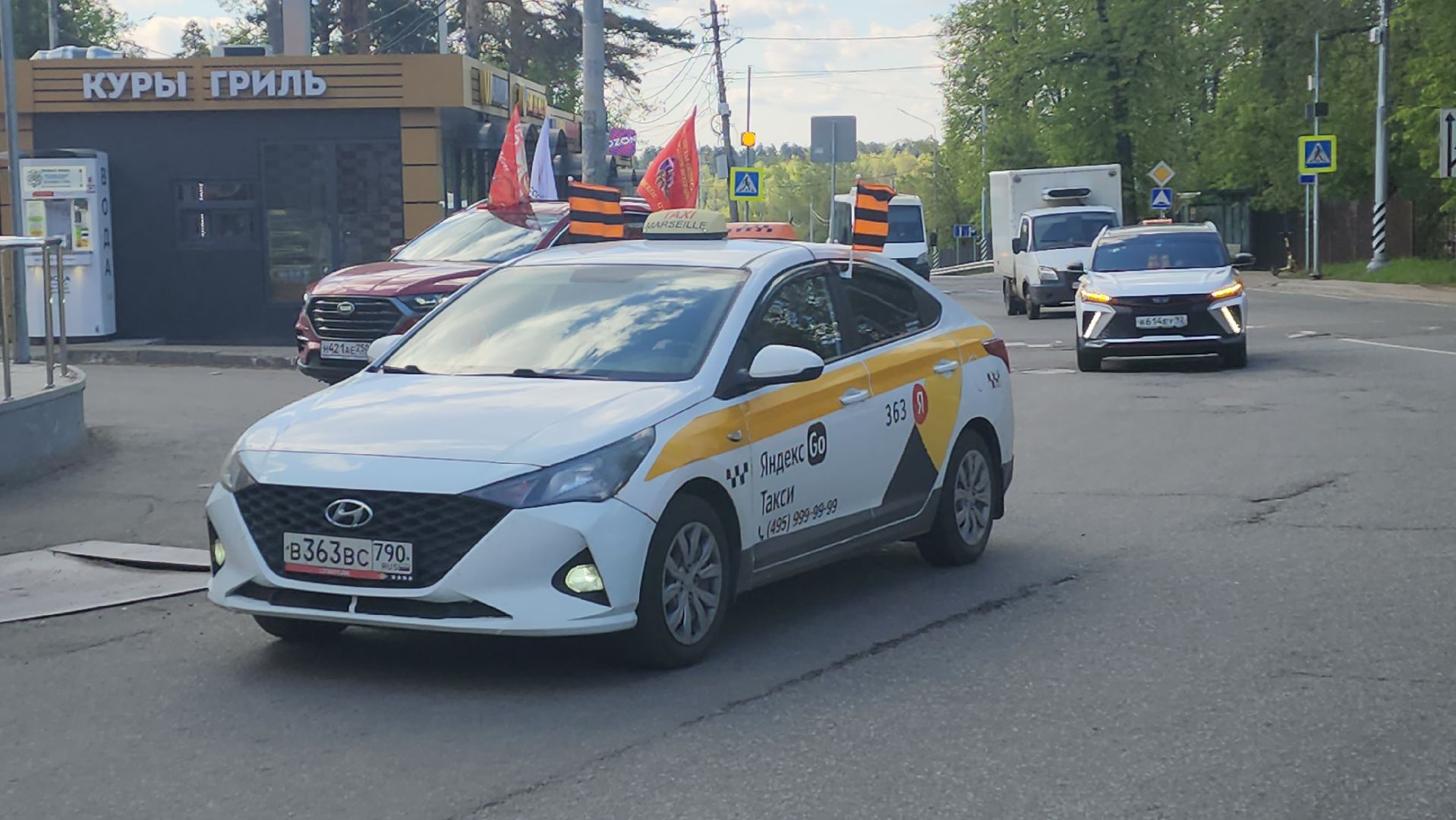 пушкино, автопробег, день победы, автолюбители, автопробег победы,