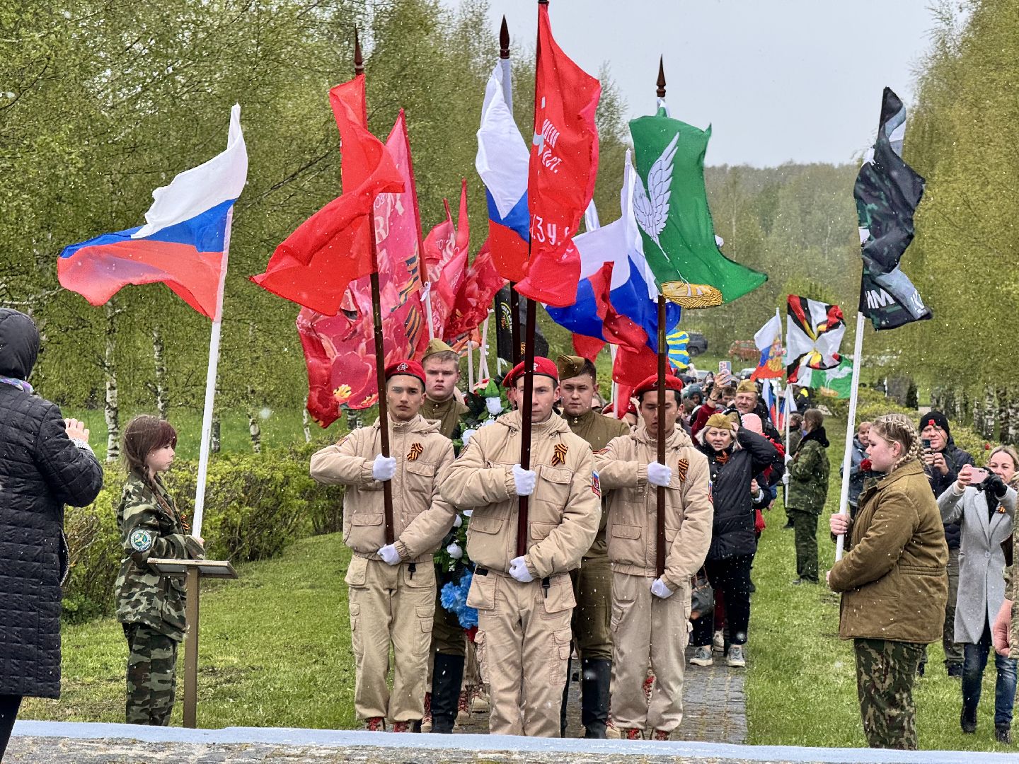 шаховская, 9 мая, день победы, возложение цветов,