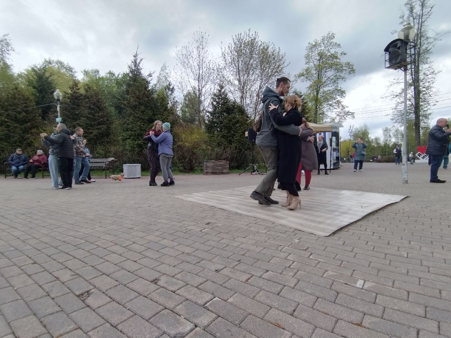 Танго, парк мира, Мытищи, 1 мая