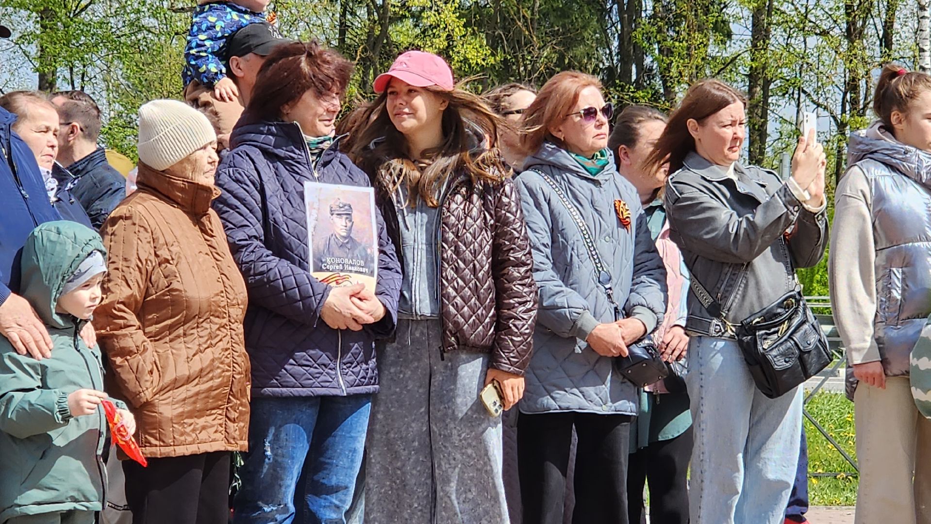 истра, митинг к 9 мая, снегири,