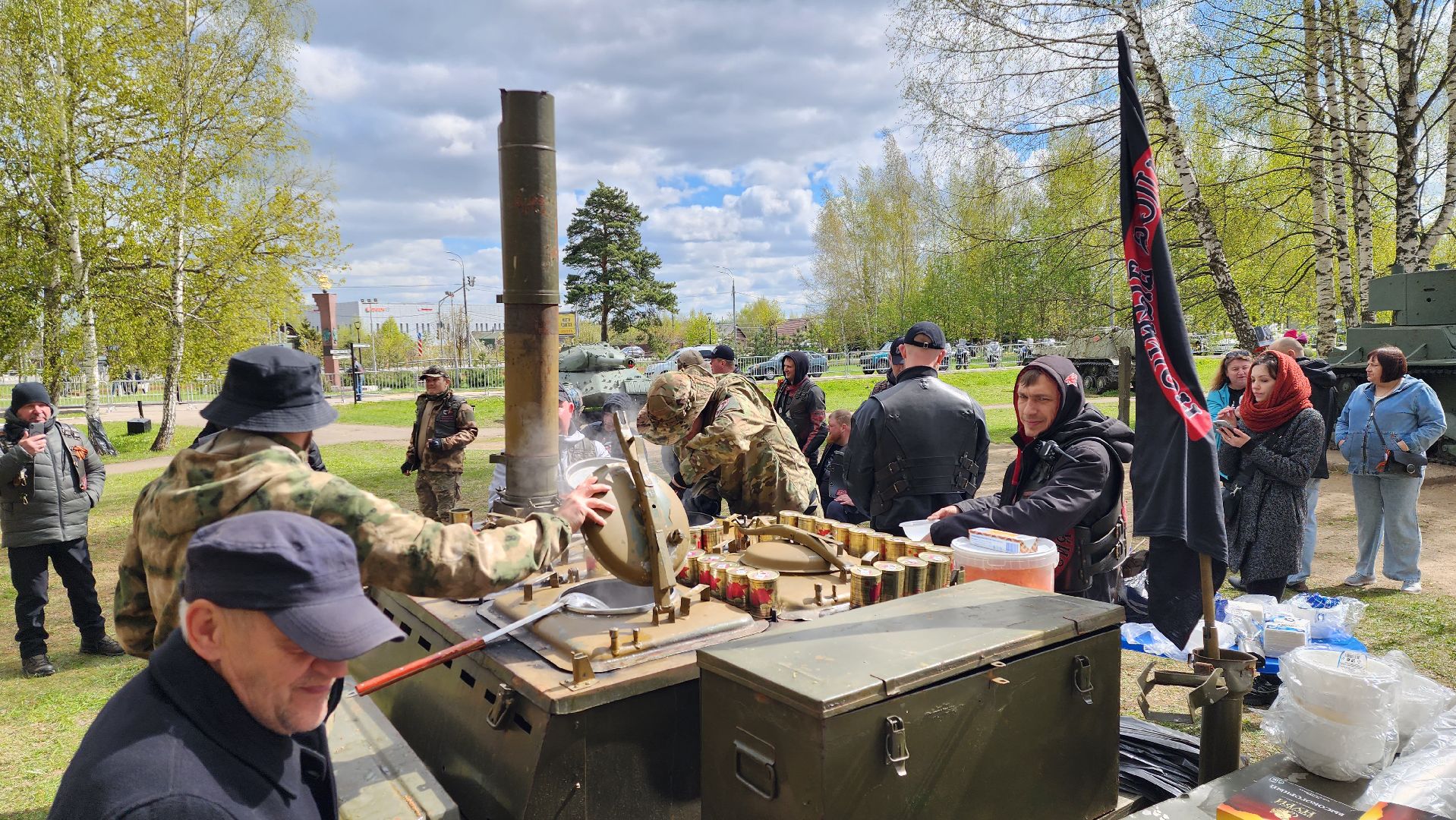 истра, митинг к 9 мая, снегири,