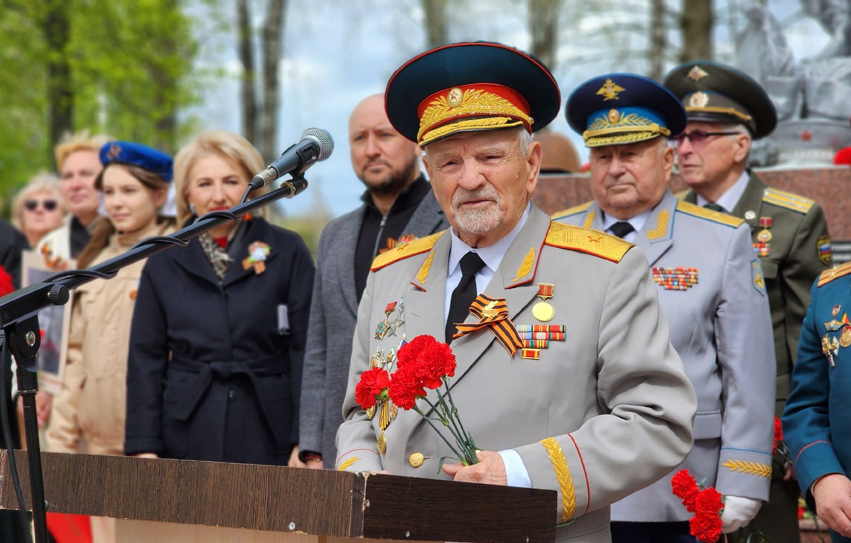 солнечногорск , тимоново, день победы, митинг,