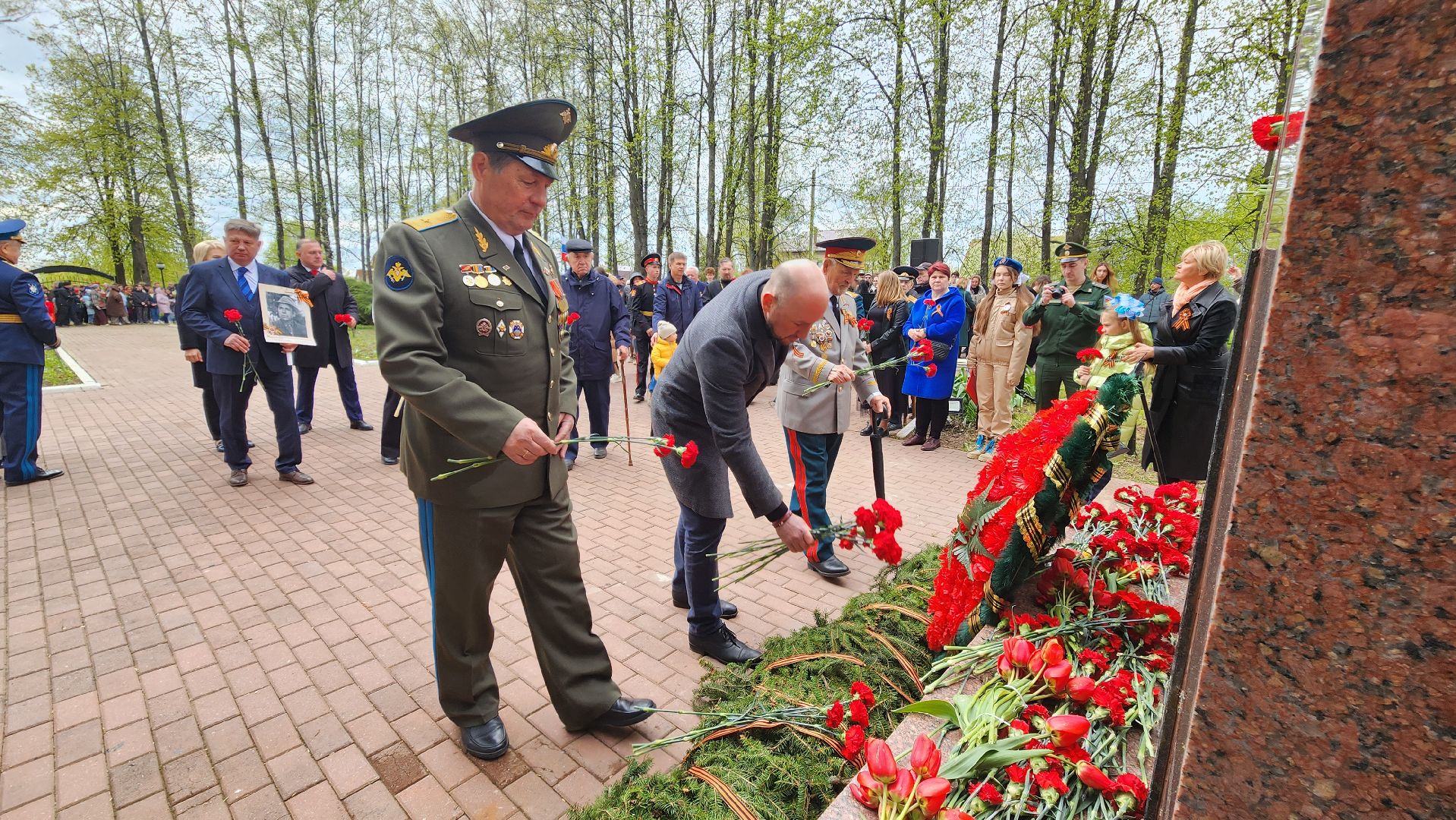 солнечногорск , тимоново, день победы, митинг,