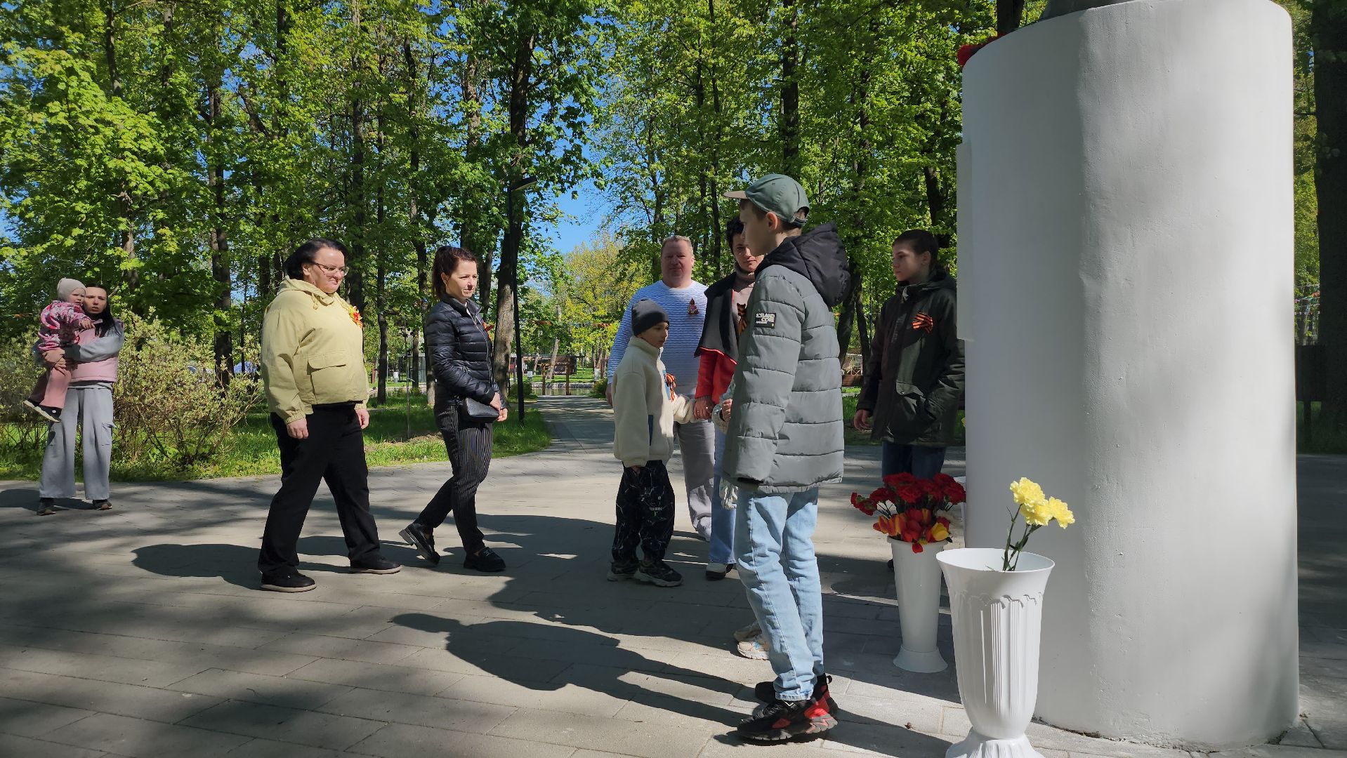 серпухов, парк имени олега степанова, юбилей победы, завод техно в серпухове, вов,