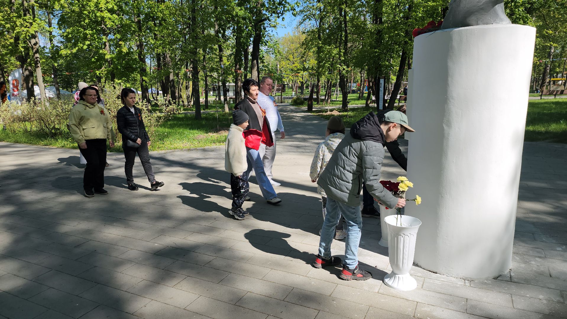 серпухов, парк имени олега степанова, юбилей победы, завод техно в серпухове, вов,