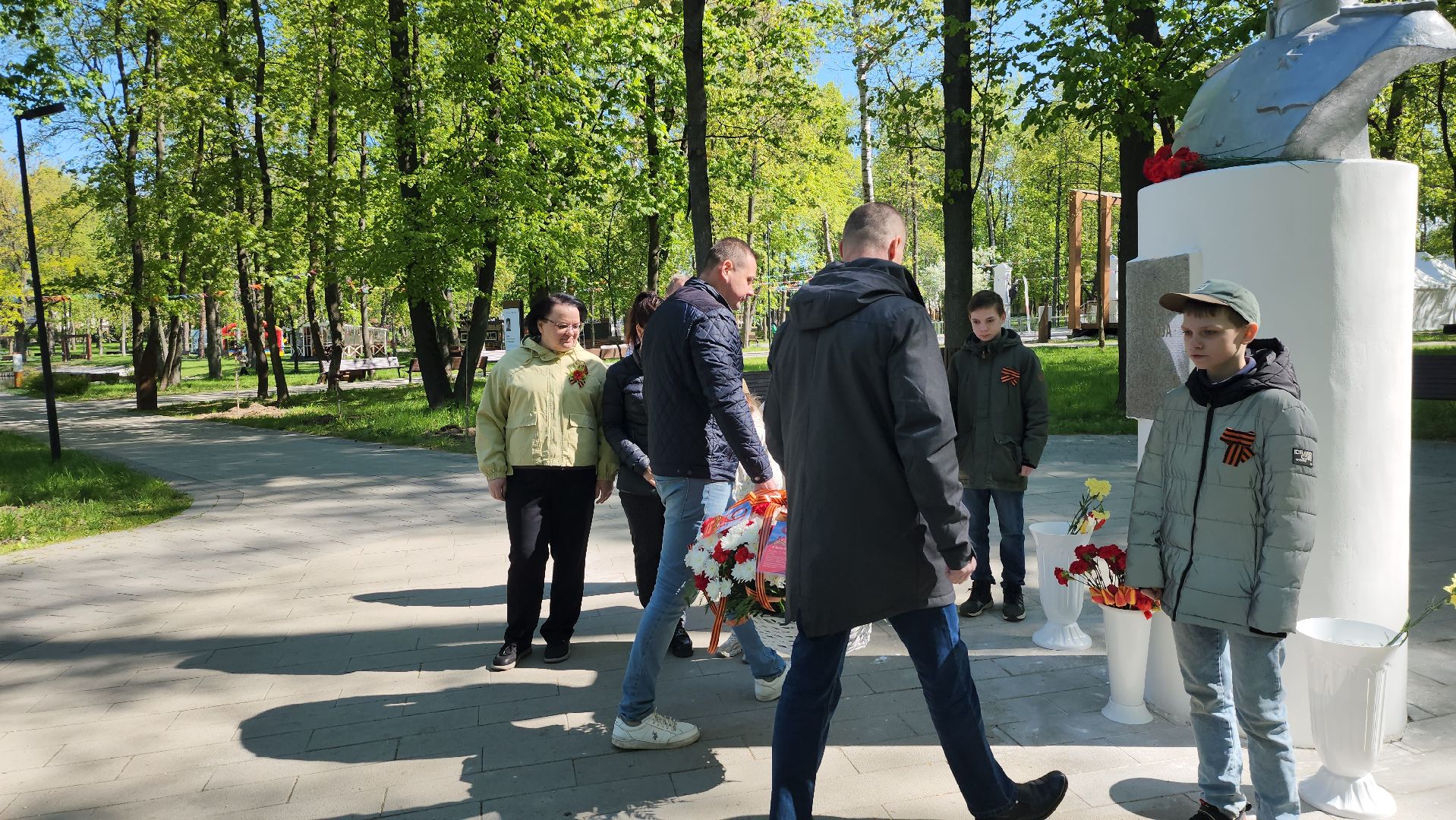 серпухов, парк имени олега степанова, юбилей победы, завод техно в серпухове, вов,