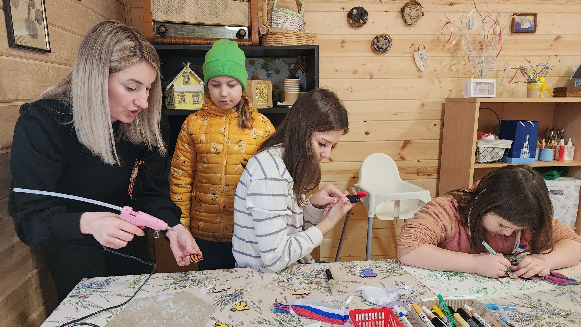 пушкино, день победы, мастер-класс, экопарк, дети, голубь мира, георгиевская лента,вертикалки,