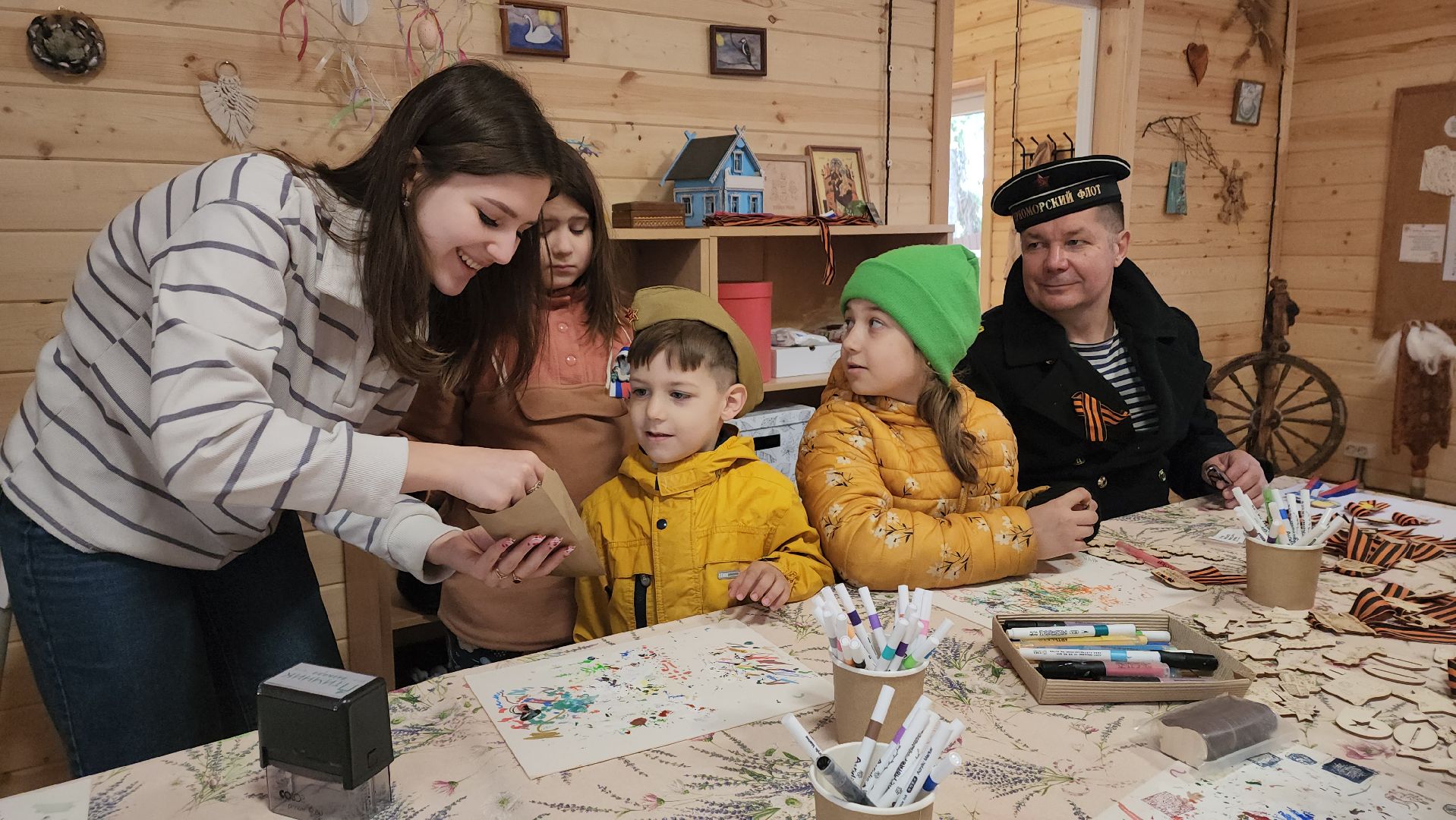 пушкино, день победы, мастер-класс, экопарк, дети, голубь мира, георгиевская лента,вертикалки,