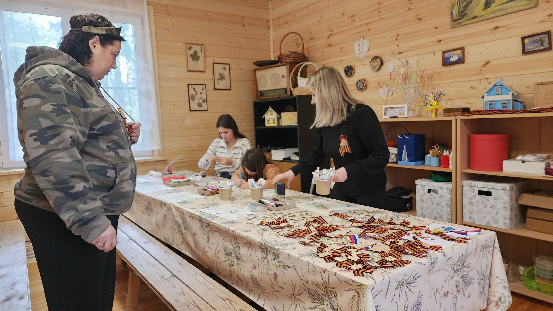 пушкино, день победы, мастер-класс, экопарк, дети, голубь мира, георгиевская лента,вертикалки,