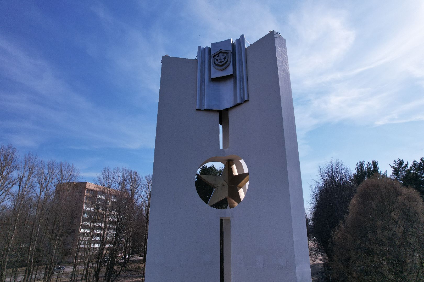 видео с коптера, парк победы пущино,