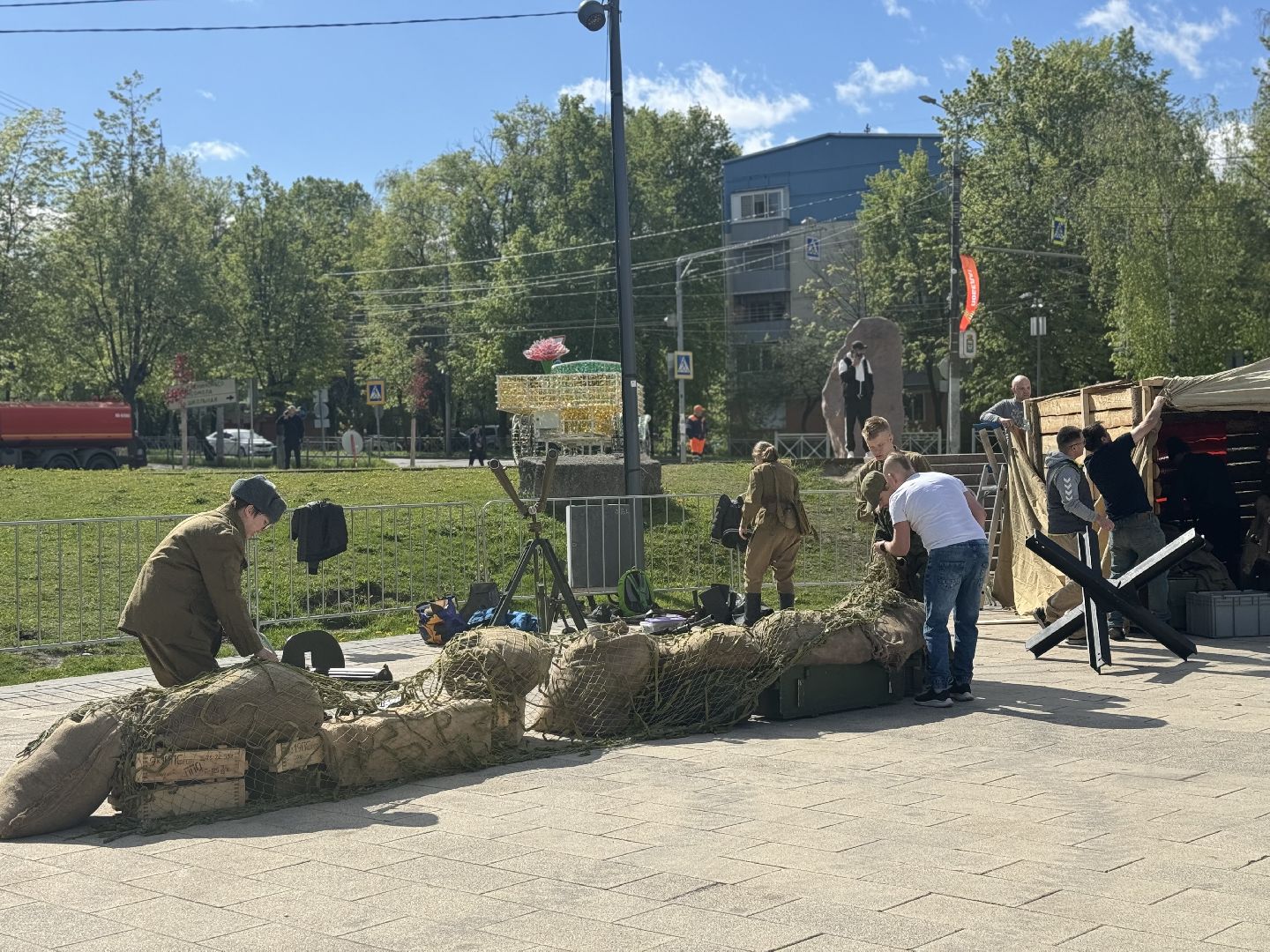 выставка военной техники, ленинский городской округ, кинотеатр искра, день победы,