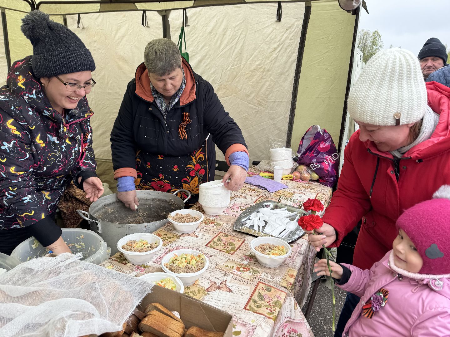 шаховская, полевая каша, полевая кухня,  9 мая, день победы,