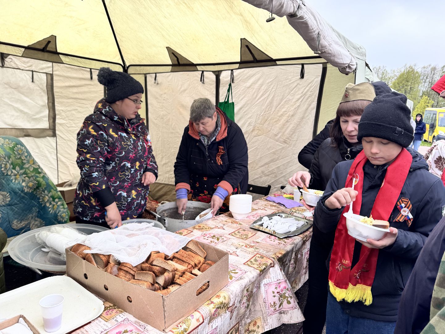 шаховская, полевая каша, полевая кухня,  9 мая, день победы,