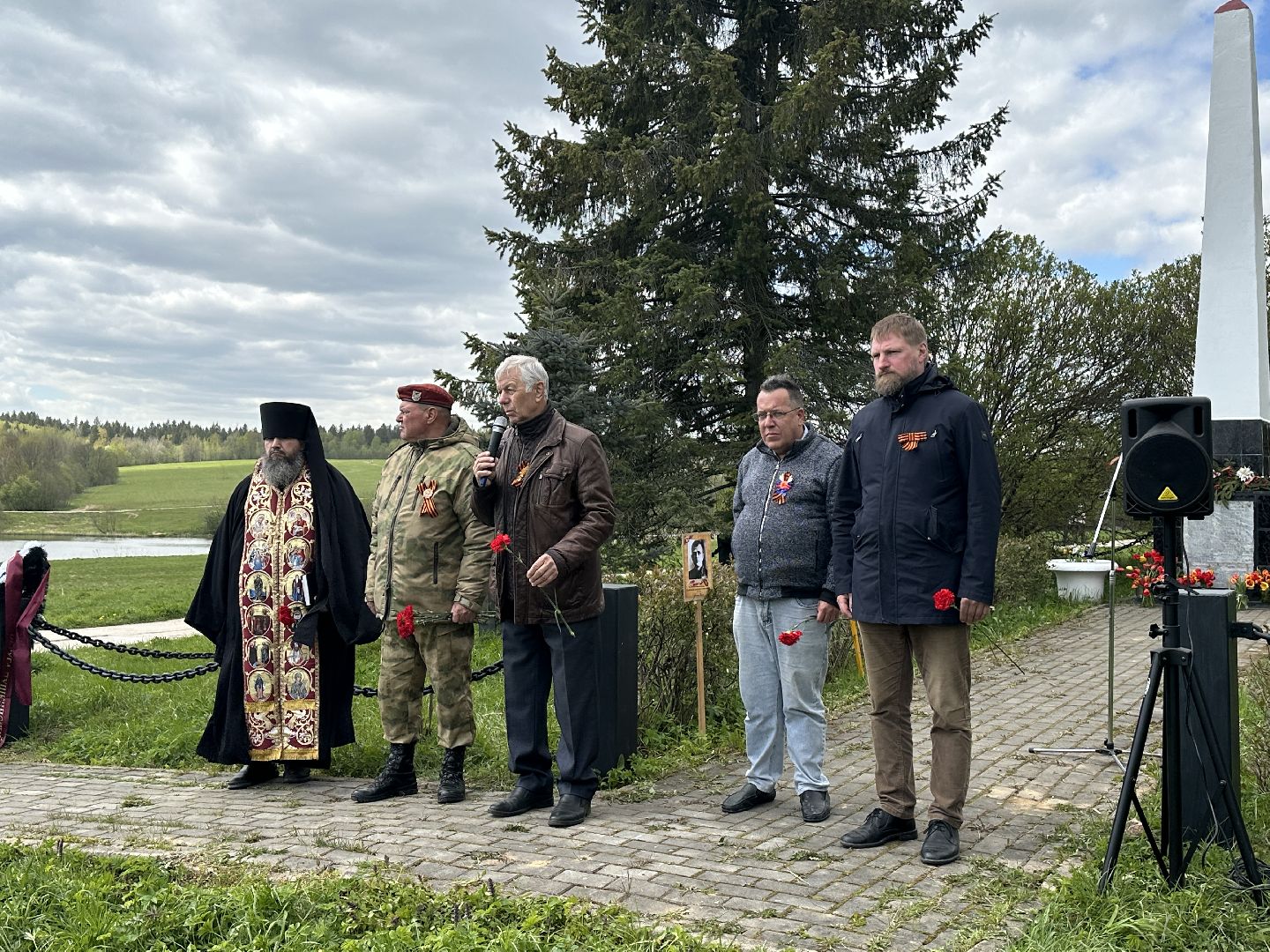 возложение цветов, 9 мая, день победы, мураново, пушкинский городской округ,