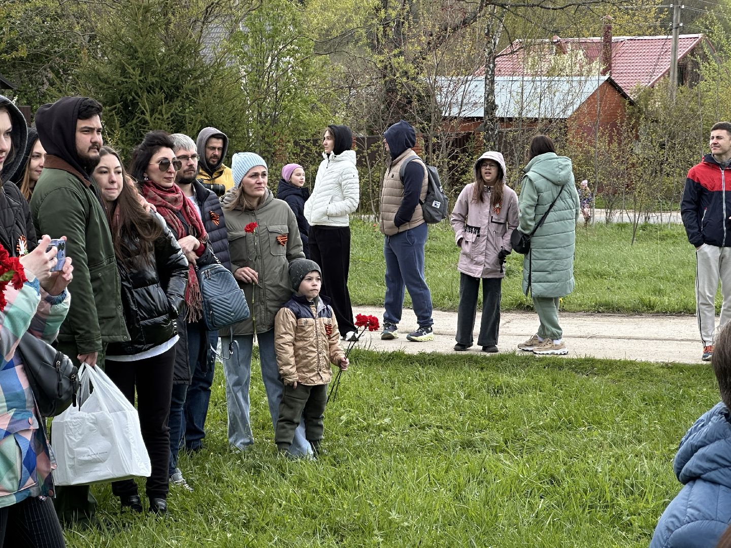 возложение цветов, 9 мая, день победы, мураново, пушкинский городской округ,