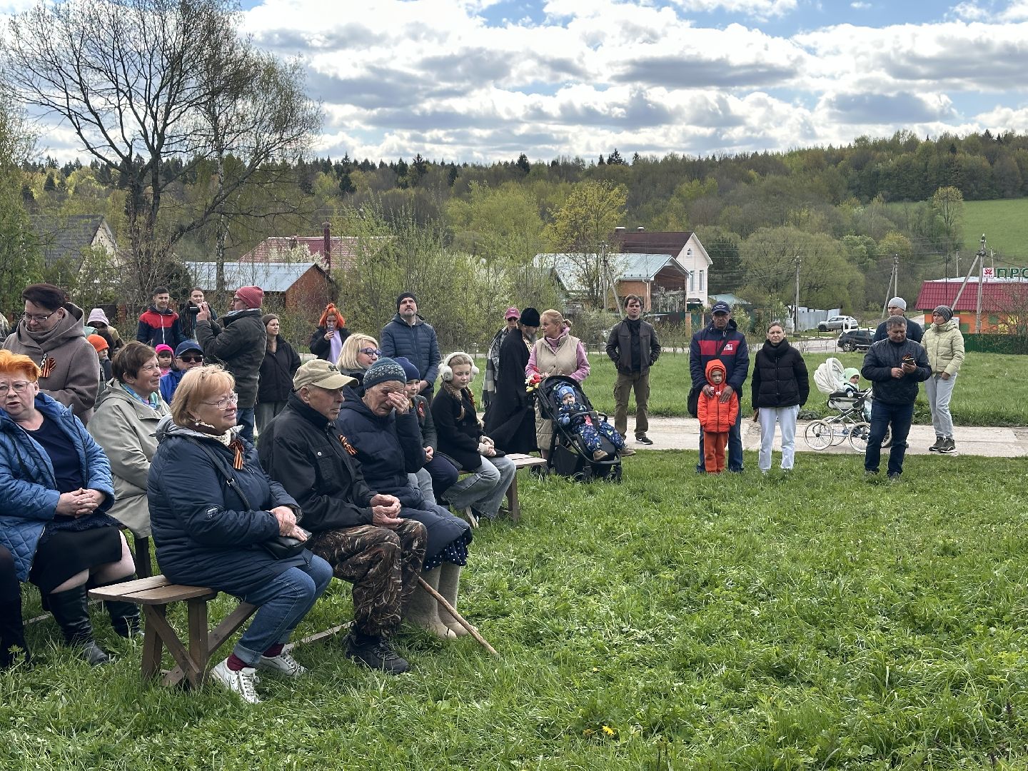 возложение цветов, 9 мая, день победы, мураново, пушкинский городской округ,