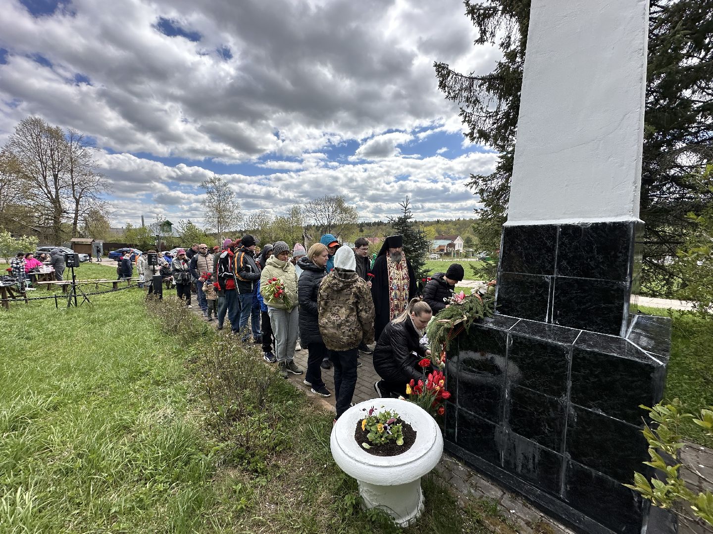 возложение цветов, 9 мая, день победы, мураново, пушкинский городской округ,