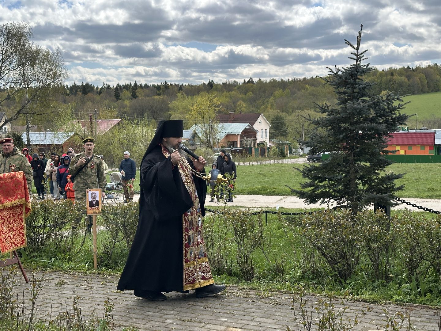 возложение цветов, 9 мая, день победы, мураново, пушкинский городской округ,