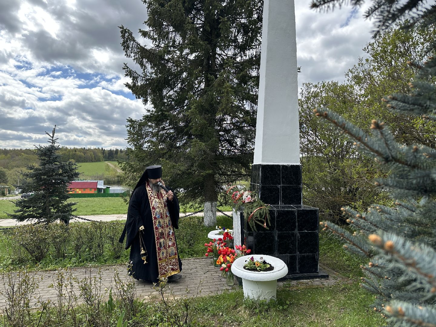 возложение цветов, 9 мая, день победы, мураново, пушкинский городской округ,