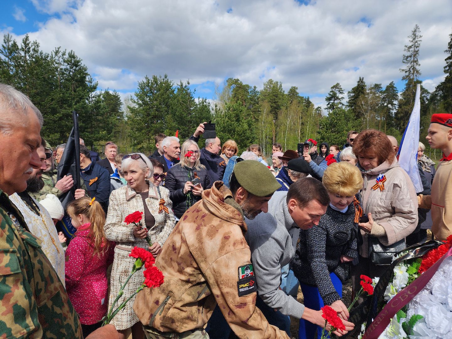 красноармейск, городской округ пушкинский, аллея славы, 80 - летие победы, 9 мая, ветераны сво,