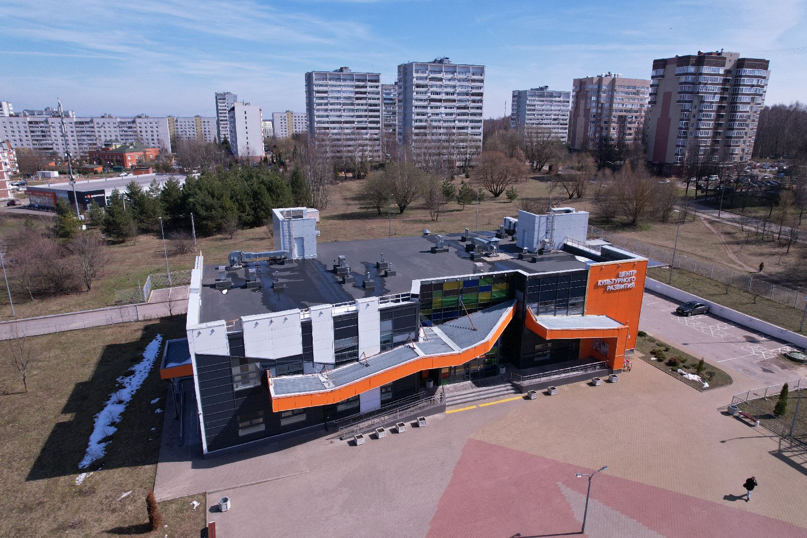 видео с коптера, центр культурного развития вертикаль,