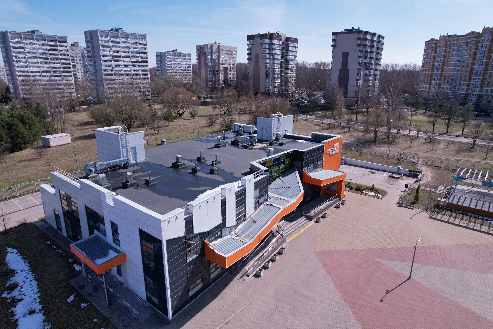 видео с коптера, центр культурного развития вертикаль,