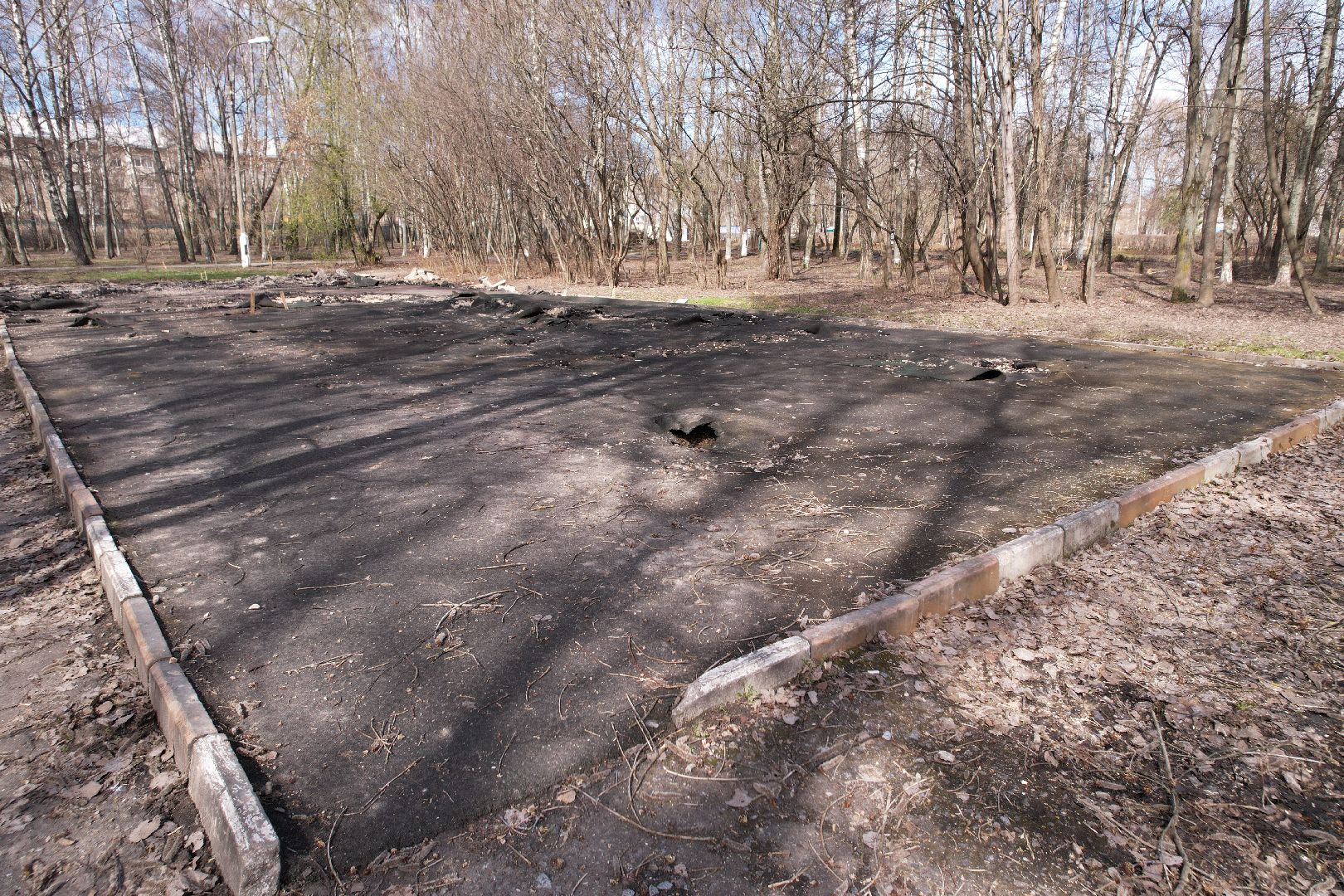 видео с коптера, парк питомник в серпухове,