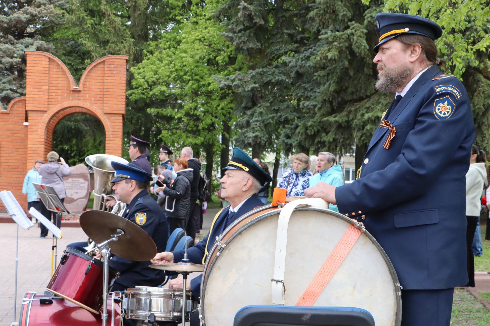 серебряные пруды, возложение, 9 мая, 80 лет победе,мемориал героям Великой Отечественной войны,