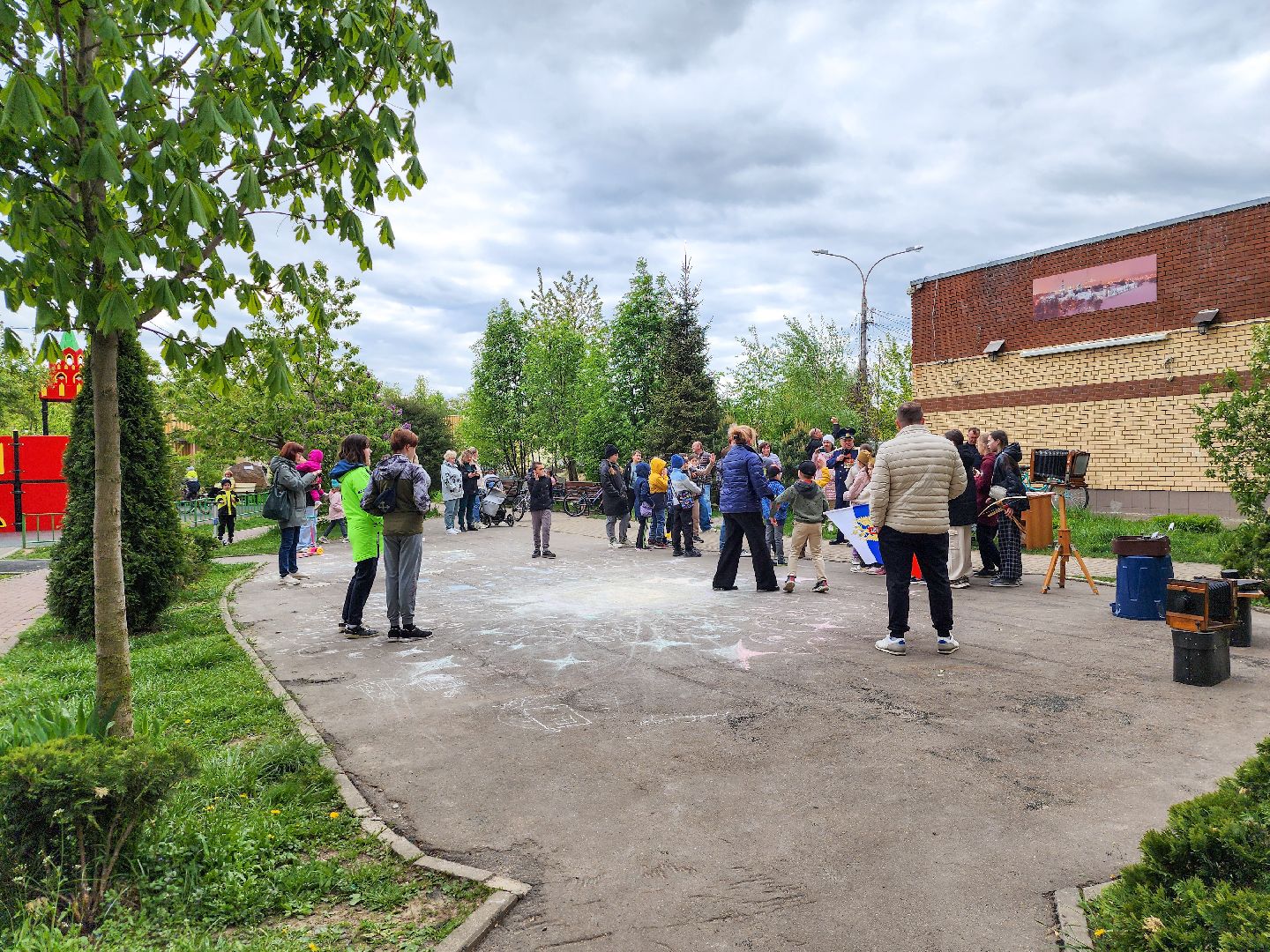 Подольск, День Победы, Праздник во дворе, 80 лет победе,