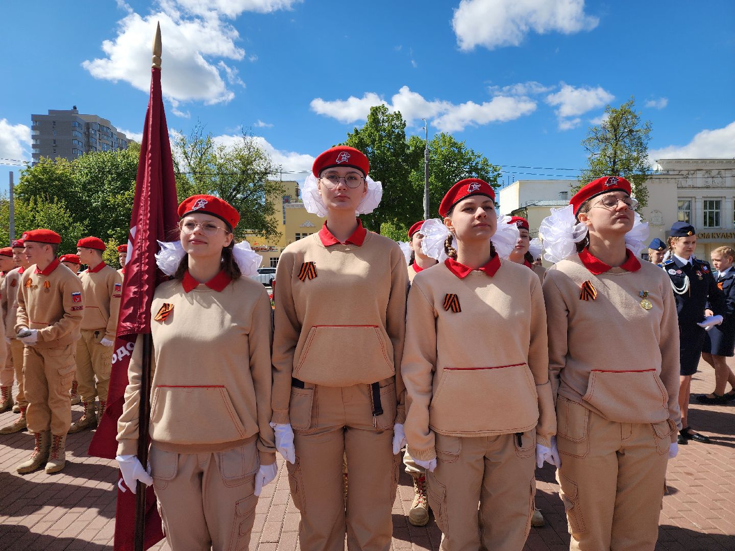 подольск, юнармейцы, День Победы ,