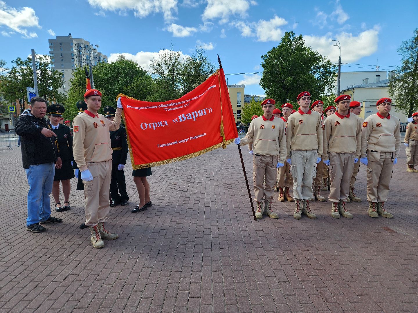 подольск, юнармейцы, День Победы ,